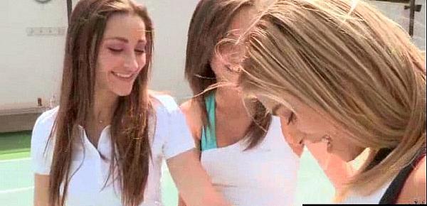  Teen Lesbos (Dani Daniels & Malena Morgan & Lia Lor) Play Till Climax On Cam vid-15